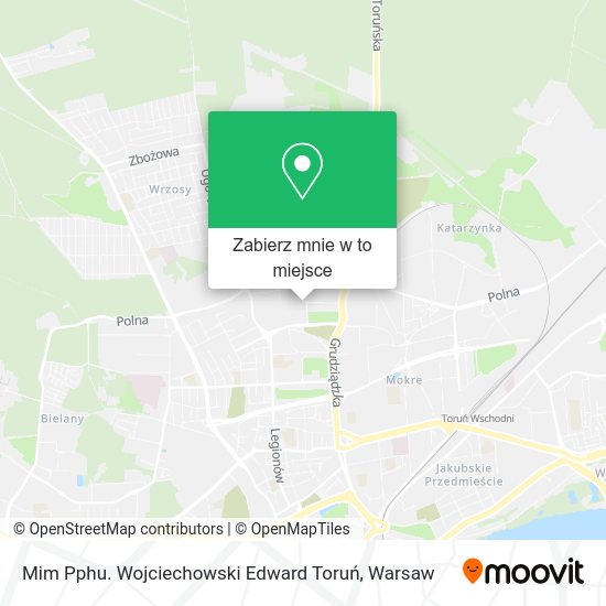 Mapa Mim Pphu. Wojciechowski Edward Toruń