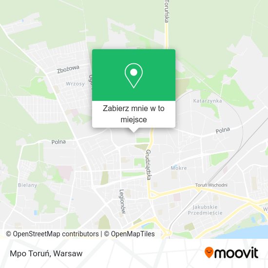 Mapa Mpo Toruń