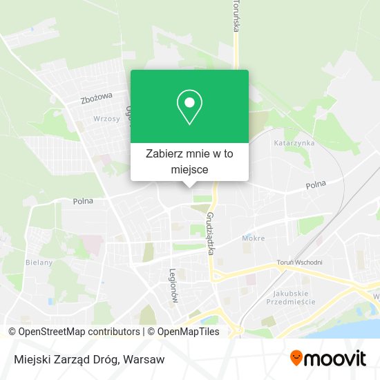 Mapa Miejski Zarząd Dróg