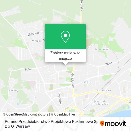 Mapa Perano Przedsiebiorstwo Projektowo Reklamowe Sp z o O