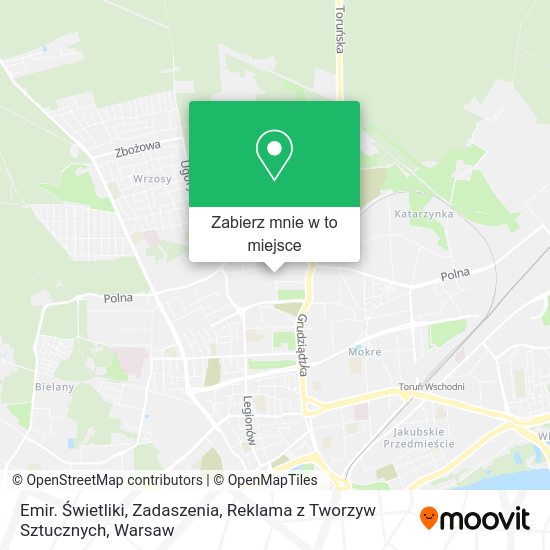 Mapa Emir. Świetliki, Zadaszenia, Reklama z Tworzyw Sztucznych