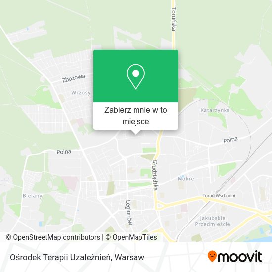 Mapa Ośrodek Terapii Uzależnień