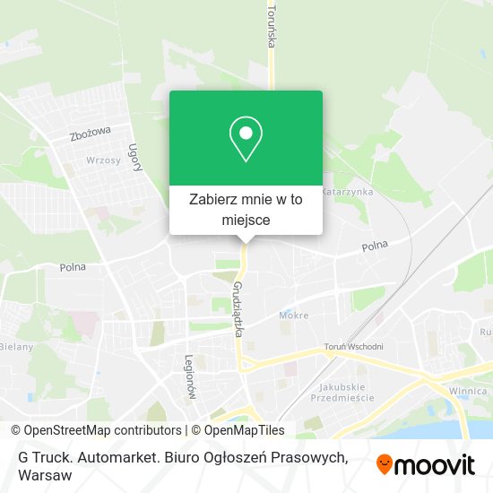 Mapa G Truck. Automarket. Biuro Ogłoszeń Prasowych