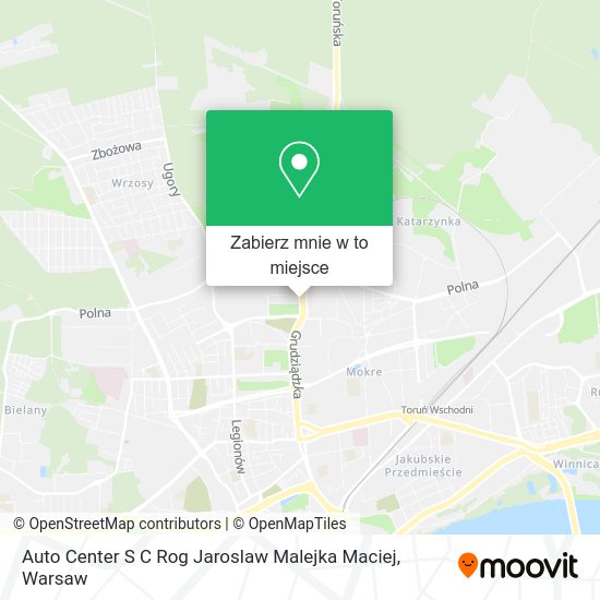 Mapa Auto Center S C Rog Jaroslaw Malejka Maciej