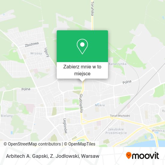 Mapa Arbitech A. Gapski, Z. Jodłowski