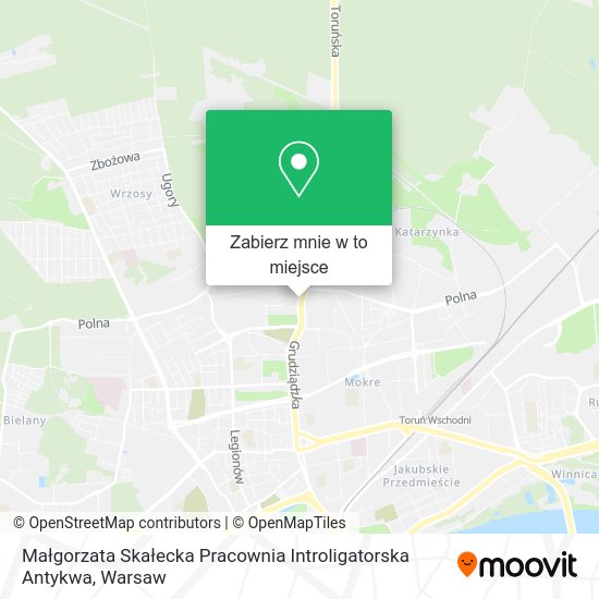 Mapa Małgorzata Skałecka Pracownia Introligatorska Antykwa