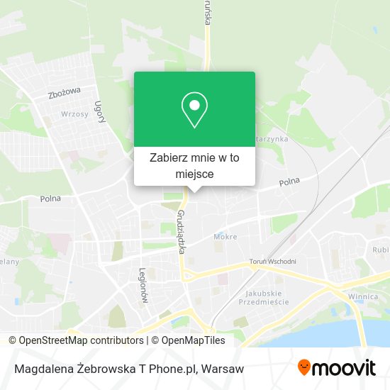 Mapa Magdalena Żebrowska T Phone.pl