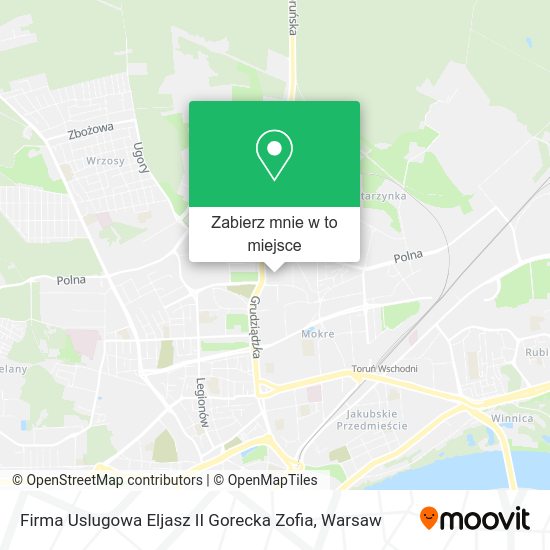 Mapa Firma Uslugowa Eljasz II Gorecka Zofia