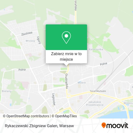 Mapa Rykaczewski Zbigniew Galen