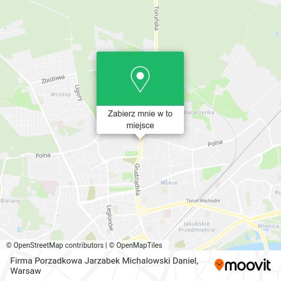 Mapa Firma Porzadkowa Jarzabek Michalowski Daniel