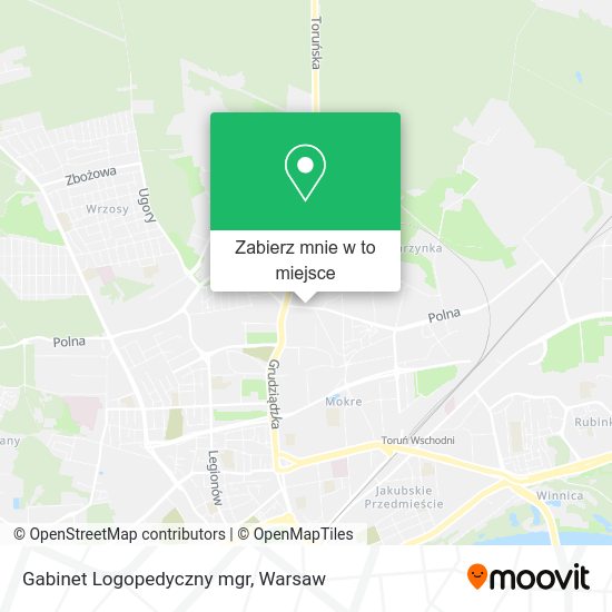 Mapa Gabinet Logopedyczny mgr