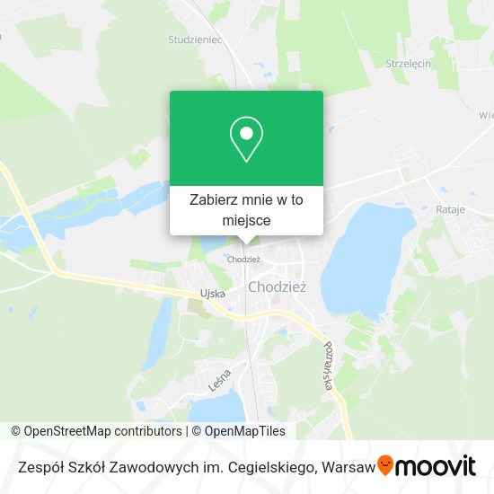 Mapa Zespół Szkół Zawodowych im. Cegielskiego