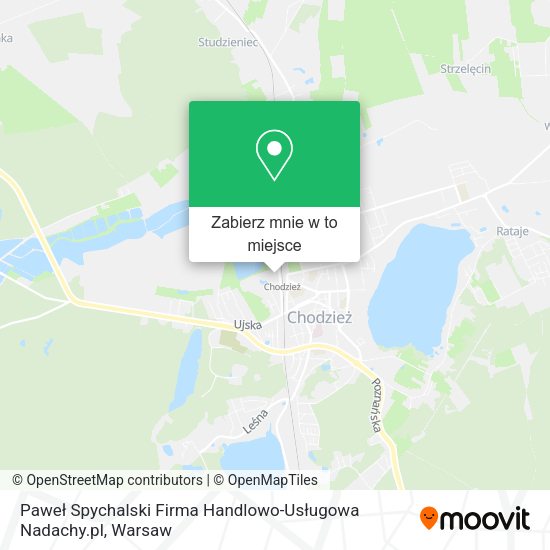 Mapa Paweł Spychalski Firma Handlowo-Usługowa Nadachy.pl