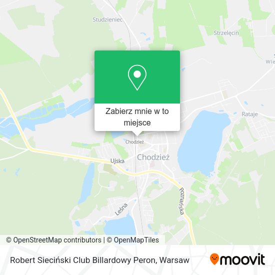 Mapa Robert Sieciński Club Billardowy Peron