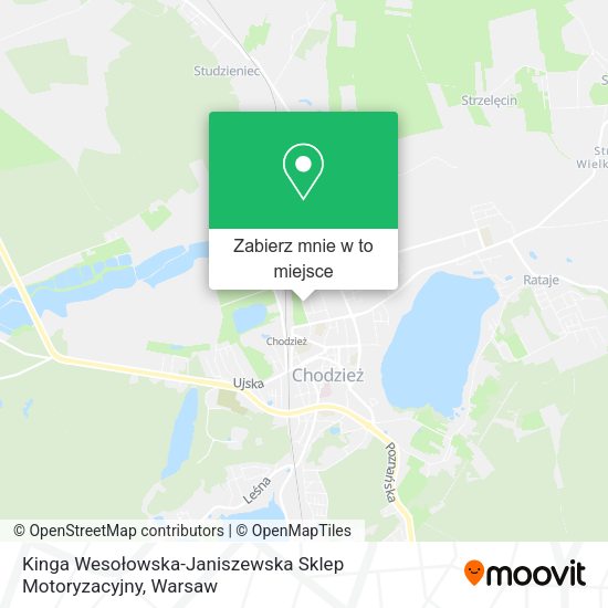 Mapa Kinga Wesołowska-Janiszewska Sklep Motoryzacyjny