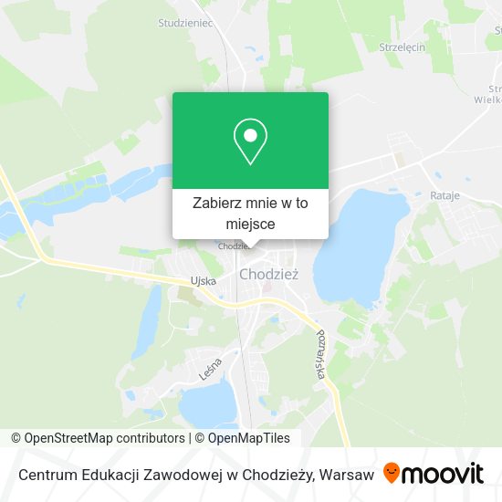 Mapa Centrum Edukacji Zawodowej w Chodzieży