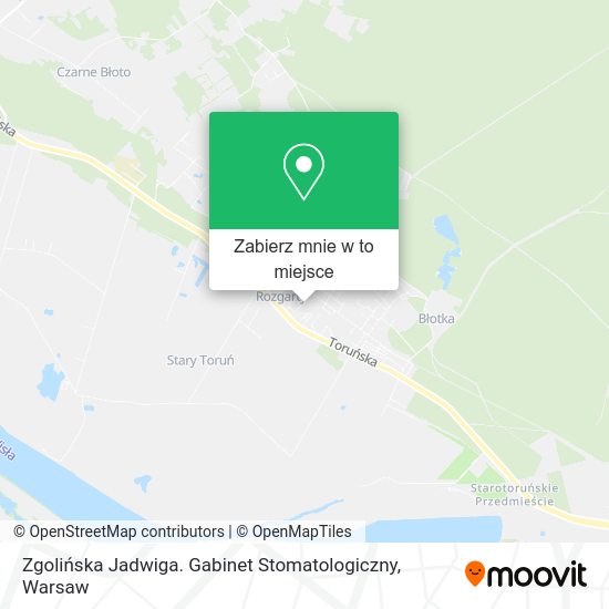 Mapa Zgolińska Jadwiga. Gabinet Stomatologiczny