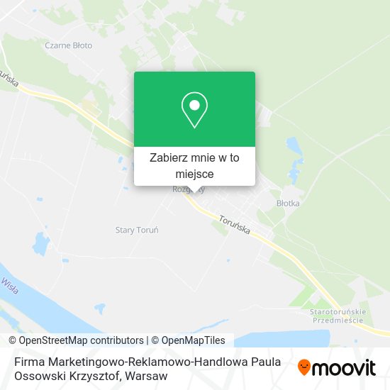 Mapa Firma Marketingowo-Reklamowo-Handlowa Paula Ossowski Krzysztof