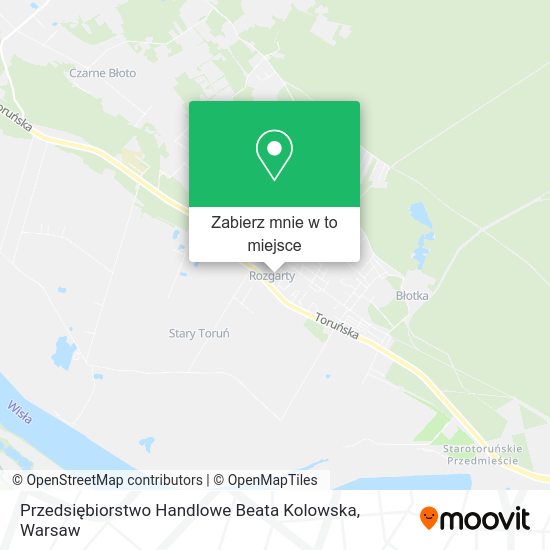 Mapa Przedsiębiorstwo Handlowe Beata Kolowska