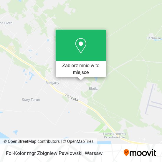 Mapa Fol-Kolor mgr Zbigniew Pawłowski