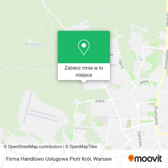 Mapa Firma Handlowo Usługowa Piotr Król