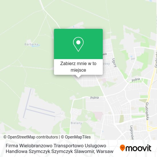 Mapa Firma Wielobranzowo Transportowo Uslugowo Handlowa Szymczyk Szymczyk Slawomir