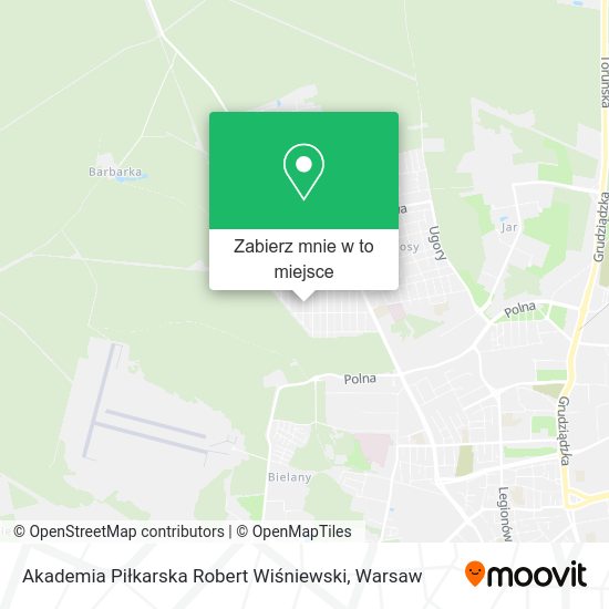 Mapa Akademia Piłkarska Robert Wiśniewski