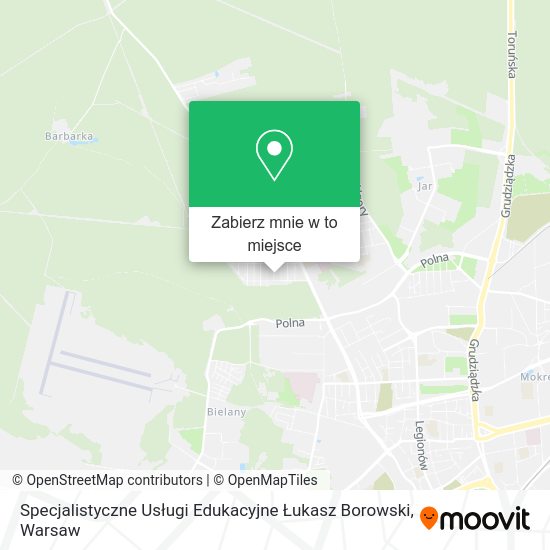 Mapa Specjalistyczne Usługi Edukacyjne Łukasz Borowski