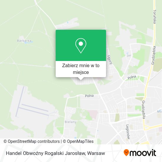 Mapa Handel Obwoźny Rogalski Jarosław