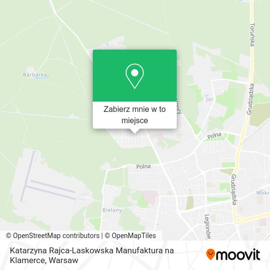 Mapa Katarzyna Rajca-Laskowska Manufaktura na Klamerce