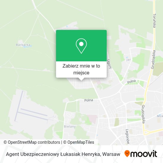 Mapa Agent Ubezpieczeniowy Łukasiak Henryka