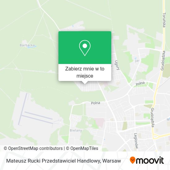 Mapa Mateusz Rucki Przedstawiciel Handlowy