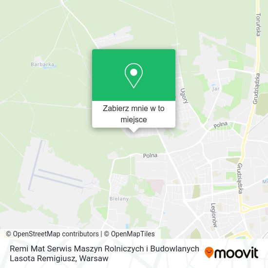 Mapa Remi Mat Serwis Maszyn Rolniczych i Budowlanych Lasota Remigiusz