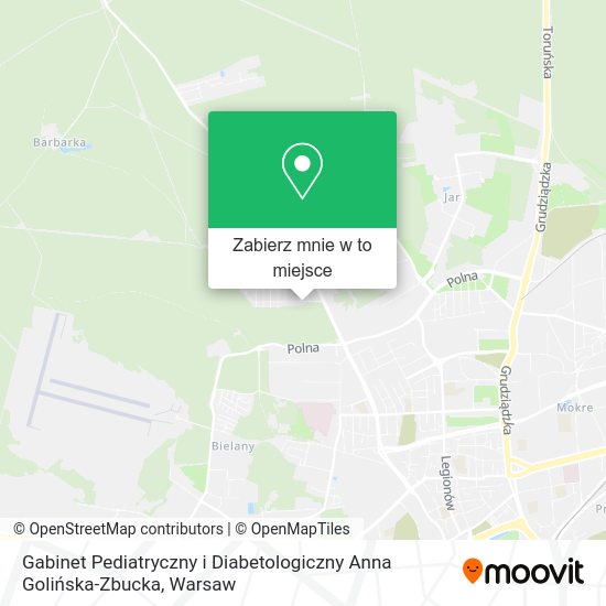 Mapa Gabinet Pediatryczny i Diabetologiczny Anna Golińska-Zbucka