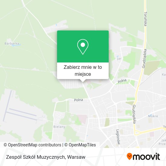 Mapa Zespół Szkół Muzycznych