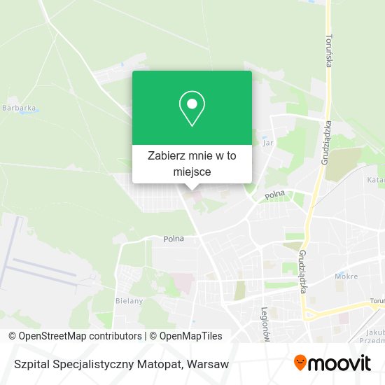 Mapa Szpital Specjalistyczny Matopat