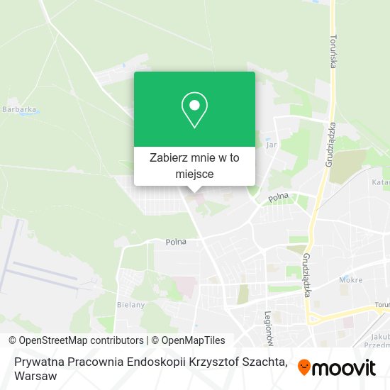 Mapa Prywatna Pracownia Endoskopii Krzysztof Szachta