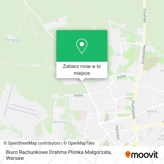 Mapa Biuro Rachunkowe Drahma Płonka Małgorzata