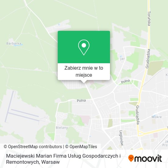 Mapa Maciejewski Marian Firma Usług Gospodarczych i Remontowych