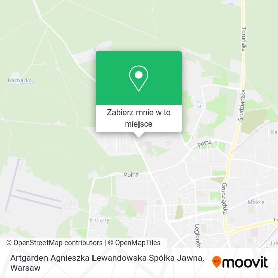 Mapa Artgarden Agnieszka Lewandowska Spółka Jawna