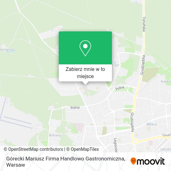 Mapa Górecki Mariusz Firma Handlowo Gastronomiczna