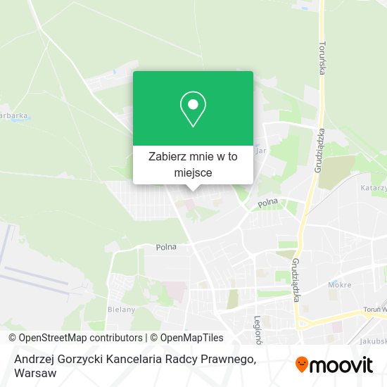 Mapa Andrzej Gorzycki Kancelaria Radcy Prawnego