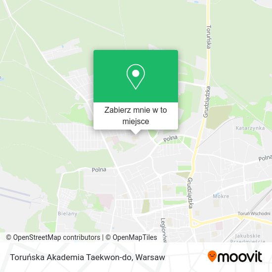 Mapa Toruńska Akademia Taekwon-do