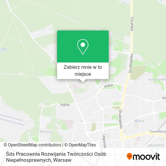 Mapa Śds Pracownia Rozwijania Twórczości Osób Niepełnosprawnych