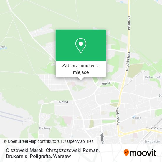 Mapa Olszewski Marek, Chrząszczewski Roman. Drukarnia. Poligrafia