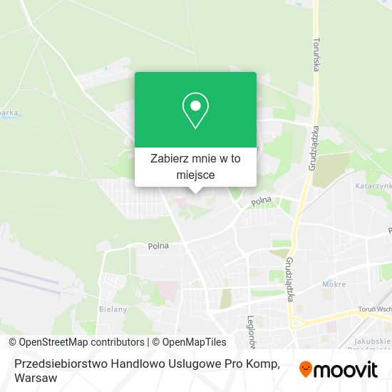 Mapa Przedsiebiorstwo Handlowo Uslugowe Pro Komp