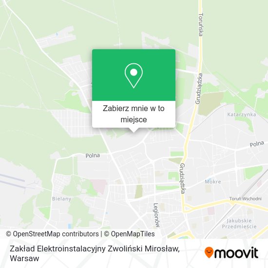 Mapa Zakład Elektroinstalacyjny Zwoliński Mirosław