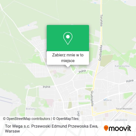 Mapa Tor Wega s.c. Przewoski Edmund Przewoska Ewa