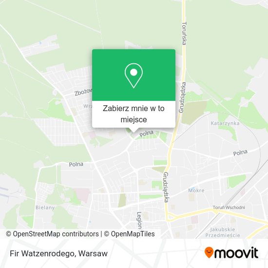 Mapa Fir Watzenrodego