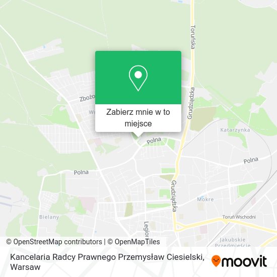 Mapa Kancelaria Radcy Prawnego Przemysław Ciesielski